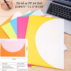 Túi Hồ Sơ PP A4 DELI E38977