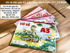 Vở vẽ dán gáy A3 giấy vàng MC 573