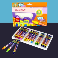 Sáp màu 24 màu Wax Crayon STACOM CR024W