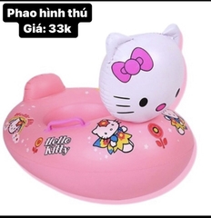 Phao Hình Thú (Chó, Vịt, Hưu, Hồng Hạc, Rùa, khủng long, hello kitty) *32*