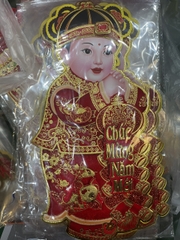 Decal Tết cô- cậu 6653-45