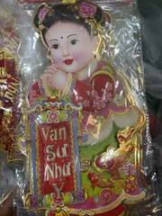 Decal Tết cô- cậu 6653-45