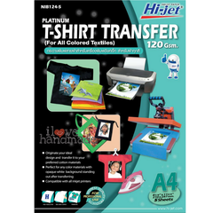 GIẤY IN TRANH ẢNH LÊN VẢI  T-SHIRT TRANSFER(HI-JET) CHO MỌI LOẠI MÀU