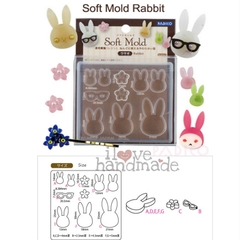 Khuôn đổ nhựa resin hình thỏ - Soft Mold Rabbit