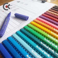 Bút Marker Artline Stix ETX-F ngòi Brush 20 màu