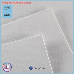 Giấy vẽ Canson PHÁP 225gsm (Smooth)
