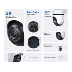 Camera ip wifi ngoài trời TP-Link Tapo C510W (2K 3MP/ Quay quét)