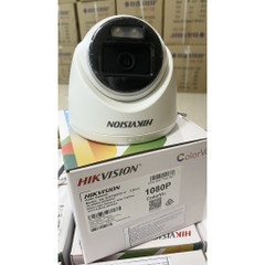 Camera HDTVI ColorVu 2MP bán cầu HIKVISION DS-2CE72DF0T-F