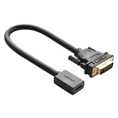 Đầu chuyển DVI (đực) to HDMI (cái) adapter UGREEN 20118