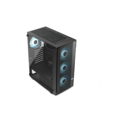 Vỏ máy tính VSP V3 đen (Kèm 3 fan LED) (Mid Tower)