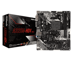 Main Asrock A320M-HDV R4.0 (Chipset AMD A320/ Socket AM4/ VGA onboard)