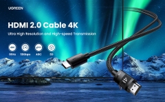 Cáp HDMI 2.0 bện nylon dài 20m chính hãng Ugreen 40106