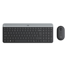 Bộ bàn phím chuột không dây Logitech MK470 USB-Wireless (Màu đen)