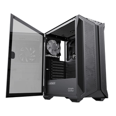 Vỏ case Gamemax Brufen C1 - BLACK (Mid Tower/Màu Đen)