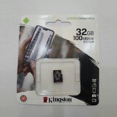 Thẻ Nhớ MicroSD Kingston 32GB Class 10 tốc độ 100Mbs Bảo hành 60 tháng