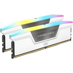 Ram PC Corsair VENGEANCE RGB 32GB (2x16GB) DDR5 bus 5600MHz White (CMH32GX5M2B5600C36WK)