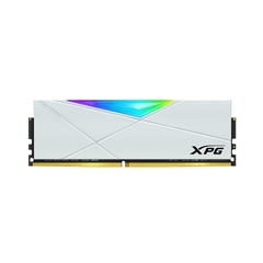 Ram PC Adata XPG Spectrix D50 RGB White 8GB (1x8GB) DDR4 3200Mhz (AX4U32008G16A-SW50)