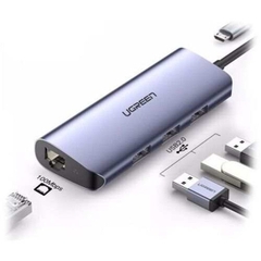 Bộ chia USB 3.0 ra 3 cổng + Lan Rj45 1000Mbps Ugreen 60719