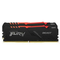 Ram PC Kingston FURY Beast RGB 16GB (2x8GB) DDR4 3200MHz