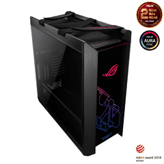 Vỏ Case Asus ROG Strix Helios GX601 Tempered Glass Gaming (Mid Tower/Màu Đen/Led RGB)