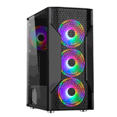 Vỏ máy tính KENOO ESPORT AF300 - Mầu Đen - (Size ATX)