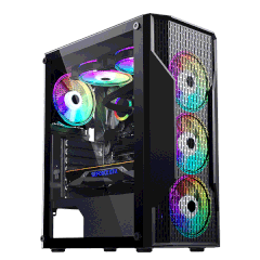 Vỏ máy tính KENOO ESPORT AF300 - Mầu Đen - (Size ATX)