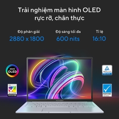 Laptop ASUS Vivobook 14X OLED S3405VA-KM071W (Core i9-13900H | 16GB | 512GB | Intel Iris Xe | 14 inch OLED 2.8k | Win 11 | Đen)