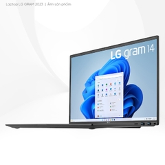 Laptop LG Gram 2023 14ZD90R-G.AX52A5 (Core i5 1340P/ 8GB/ 256GB SSD/ Intel Iris Xe Graphics/ 14.0inch WUXGA/ NoOS/ Black)