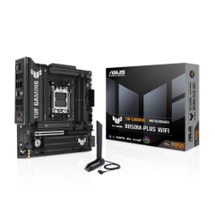 Mainboard Asus TUF Gaming B850M-PLUS WIFI (AMD B850/ Socket AM5/ M-ATX/ 4 khe ram/ DDR5/ 2.5 Gigabit LAN)