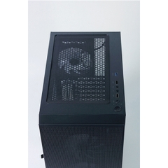 Vỏ máy tính Sama 3307 Black (ATX, kèm sẵn 3 quạt ARGB)