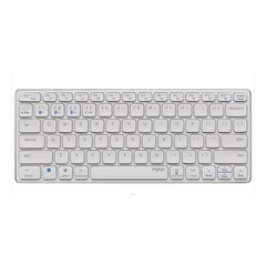 Bàn phím Không dây đa kết nối Rapoo E9050G trắng