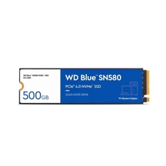 Ổ SSD Western Digital Blue SN580 WDS500G3B0E 500Gb (NVMe PCIe/ Gen4x4 M2.2280/ 4000MB/s/ 3600MB/s)