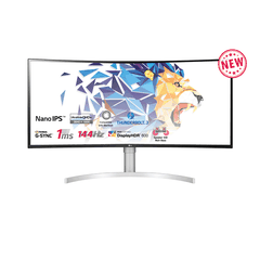 Màn hình LG 38WN95C-W (38inch/QHD+/NanoIPS /144hz/1ms/450nits /HDMI+DP+USB-C+Audio/GSync/Cong)