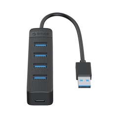 Bộ chia USB 4 cổng USB 3.0 Orico TWU3-4A-BK