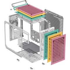 Vỏ Case Cooler Master QUBE 500 Flatpack Macaron Edition