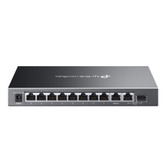 Switch TP-Link ES210GMP (Gigabit (1000Mbps)/ 10 Cổng/ 1 SFP/ 8 cổng PoE/ Vỏ kim loại)