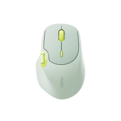 Chuột không dây Rapoo MT560 Silent - Xanh Mint (Bluetooth/Wireless/ 4000 DPI/ Pin sạc)