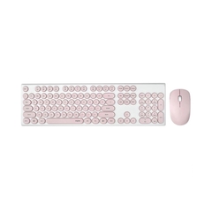 Bộ Bàn phím Chuột không dây Rapoo X260 Hồng (USB)