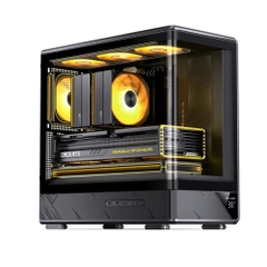 Vỏ máy tính JONSBO D200 Black (Mid Tower/ M-ATX/ Đen)