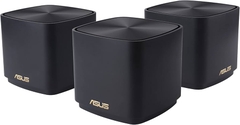 Bộ phát wifi 6 Asus ZenWiFi XD4S 3-Pack Đen (Chuẩn AX/ AX1800Mbps/ Ăng-ten ngầm/ Wifi Mesh/ 45User)