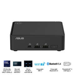 Mini PC Asus NUC 15 PRO Slim NUC15CRLIP (Intel U300/ NoOS/ 3Y/ Kèm cáp nguồn)