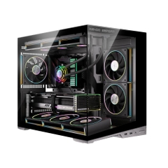 Vỏ máy tính KENOO ESPORT MCK600 - Màu Đen (Mini Tower/ M-ATX)