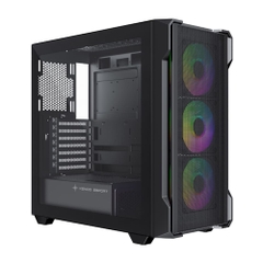 Vỏ máy tính KENOO ESPORT FM800 - V3 - Màu Đen (Mid Tower/ E-ATX/ Đen)