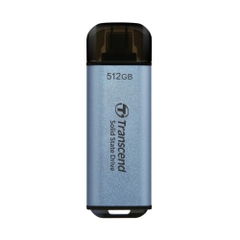 Ổ cứng di động SSD Transcend 512Gb TS512GESD300C - Màu xanh (1050MB/s/ 950Mb/s/ USB-C)
