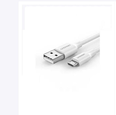 Cáp sạc truyền dữ liệu USB 2.0 sang MICRO USB hỗ trợ sạc nhanh Ugreen 60140 0.5M màu Trắng