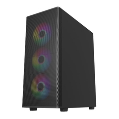 Vỏ Case MIK AION BLACK 3FA (ATX/Mid Tower/Màu Đen/3Fan ARGB)