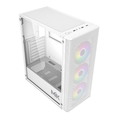 Vỏ Case MIK AION WHITE 3FA (ATX/Mid Tower/Màu Trắng/3Fan ARGB)