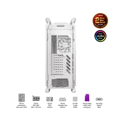 Vỏ Case Asus GR701 ROG Hyperion White Edition (eATX/Full Tower/ Màu Trắng)