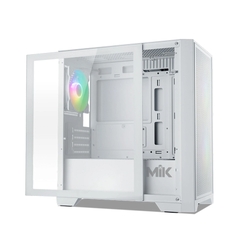 Vỏ Case MIK MORAX 3FA WHITE (Mini Tower/ Màu Trắng/ 3 fan)