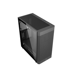 Vỏ case KENOO ESPORT AF100 - 3F - Đen (ATX/Mid Tower/Full Thép/3 Quạt)